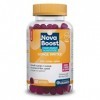 Novaboost - Complément Alimentaire - Gummies Gorge Irritée - Saveur Menthe/Citron Faible Teneur en Sucre - Vegan & Sans Glute