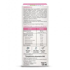 GRANIONS KID BIO KID BIO VITALITÉ - Certifié BIO - Goût fruits rouges - RÉDUIT LA FATIGUE - RENFORCE LORGANISME - Vitamine C