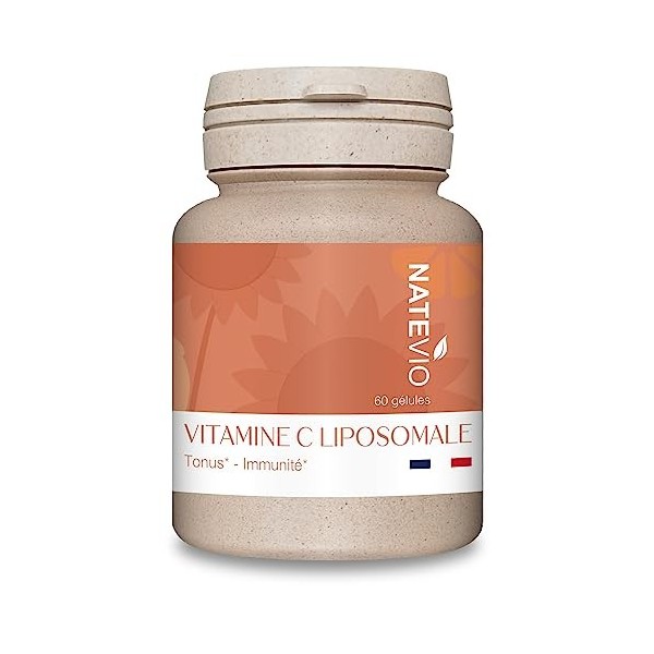 Vitamine C liposomale - 60 gélules naturelles - Immunité - vitalité - vitamine - Absorption optimale - Fabriqué en France - N