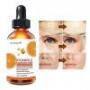 Vitamine C pour lEssence Visage - Essence naturelle éclaircissante pour le visage à la vitamine C avec nicotinamide - 1 Fl O