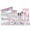 Ysens Kit de rehaussement de cils, Kit de lamination et de coloration des sourcils noir , Kit de rehaussement des sourcils,