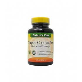 Nature s plus - Super c complex 500 action prolongée - 60 comprimés sécables à croquer - Accélère la