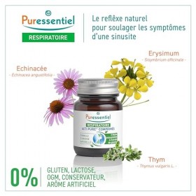 Puressentiel - Comprimés Acti Pure Respiratoire – Huiles essentielles, Extraits de plantes, Vitamine C – Facilite la respirat