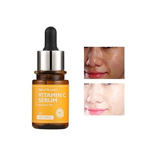 Fovolat Visage Vitamine C | Essence Visage Raffermissante | Liquide hydratant pour Le Visage pour Une Peau Lisse, repulpée et