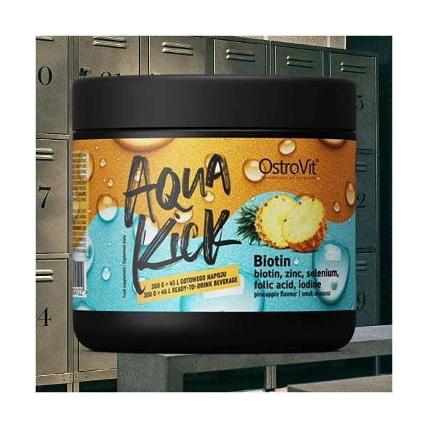 OstroVit Aqua Kick 300g Biotin - Ananas