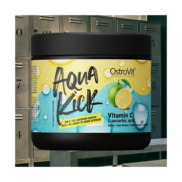 OstroVit Aqua Kick 300g Vitamin C - Citron Lime