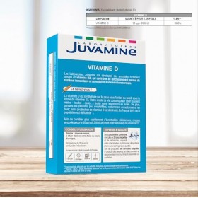 JUVAMINE - Immunité - Vitamine D 2000 UI 50ug - Défenses Immunitaires - Boite de 20 Ampoules Lot de 1 