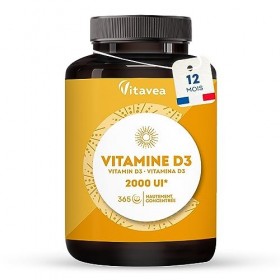 Nutergia – Vitamine D3 200 UI – Défenses immunitaires, ossature et