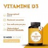 Vitamine D3 2000 UI - Complément Alimentaire Défenses naturelles, Immunité, Santé des Os et Muscles - Haute Concentration - 3