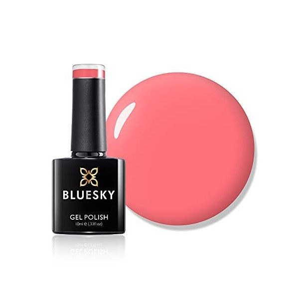 Vernis à ongles gel Bluesky, Barbie - A035, rose, brillant, durable, résistant aux puces, 5 ml nécessite du séchage sous lam ...