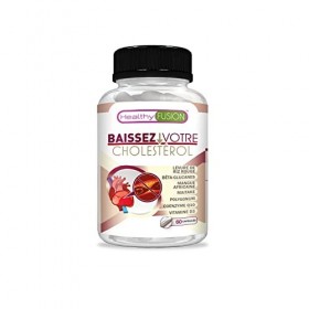 Traitement puissant du cholestérol | Réduit et maintient des niveaux stables de cholestérol | Riz de levure rouge, Coenzyme Q