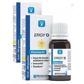 NUTERGIA ERGY D à base de Vitamine D3 - lot de 2 Boites 2 