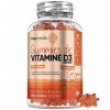 Vitamine D3 Cholécalciférol 1000 UI Pour Enfants +4 Ans - 120 Gummies Végétariens et Goût Orange Pour 4 Mois - Contribue À 