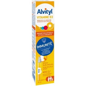 Alvityl – Spray Vitamine D3 - Absorption optimale – Format nomade - 140 pulvérisations
