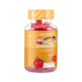 Vitamine D pour Enfants – Complément Alimentaire pour 3 Mois – Vitamines Enfants – 90 Bonbons Masticables – Produit Végétarie