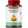 SUPERDIET - HUILE DE FOIE DE MORUE - Source de Vitamine A et Vitamine D - Nutrithérapie - Conditionné en France - 120 capsule