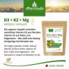 MoriVeda Vegan Vitamin D3 7000 I.E Depot + Vegan K2 MK7 200 mcg + Vegan Magnesium Capsules I 90 Week Supply - 90 Capsules