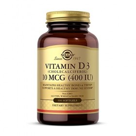 SOLGAR La Vitamine D3 400Iu 100Cap