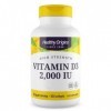 Healthy Origins, Vitamine D3, 2.000 IU, Depot, 360 Capsules, Testé en Laboratoire, Hautement Dosé, Sans Soya, Sans Gluten, No