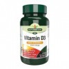 Natures Aid Vitamin D3/Cholecalciferol Tablets 1000 IU/25mcg, 90 tablets, Suitable for Vegetarians, UK Made 