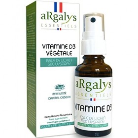 Vitamine D3 Végétale + Huile de Colza BIO | 1000 UI - spray | 30 ml - 4 mois de cure | Enfants/Adultes |Santé Os - Immunité |