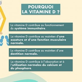 Vitamine D3 Végétale + Huile de Colza BIO | 1000 UI - spray | 30 ml - 4 mois de cure | Enfants/Adultes |Santé Os - Immunité |