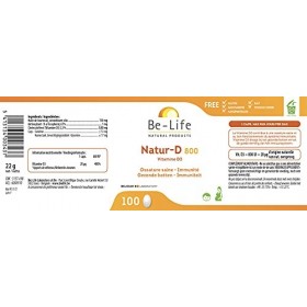 Be-Life Bio-Life - Natur D 800, 100 Capsules, 60 Unités