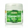 Greenfood Vitamine D3, 5000 UI, dose élevée, 180 comprimés, dépôt, végan. Contribue à renforcer les os, les dents et limmuni