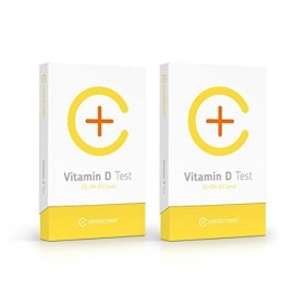 Test de vitamine D en coffret double de CERASCREEN - Détecter les symptômes de carence grâce à lautotest à domicile | Labora