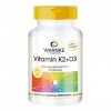 Vitamine K2 + D3 200µg / 1000 I.U. - 100 capsules OleoCaps de notre propre fabrication - Original K2VITAL® 99,7% all-trans K2