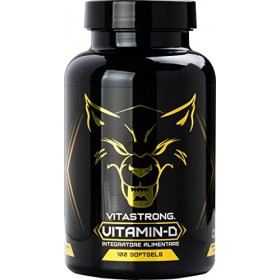 Vitamine D Vitastrong | 2000 IU Vitamine D3 | Vitamine D Fortement Dosée | Contribue Aux Fonctions Normales Du Système Immuni
