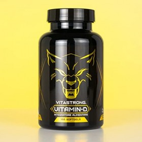 Vitamine D Vitastrong | 2000 IU Vitamine D3 | Vitamine D Fortement Dosée | Contribue Aux Fonctions Normales Du Système Immuni