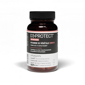 ARAGAN - Synactifs - D3 Protect - Complément Alimentaire Immunité - Renforce le Système Immunitaire - Vitamine D3, Magnésium 