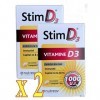 Stim D3 Vitamine D3 Enrichi en Zinc Immunité boostée Capital Os et Dents - 120 comprimés - Lot de 2 Boites 2 