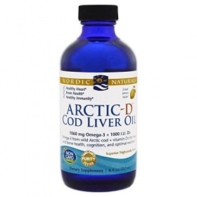 Nordic Naturals - Arctic-D Cod Liver Oil with Vitamin D Lemon - 8 oz.