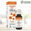 D.PLANTES - Vitamine D3 1000 UI - Complément Alimentaire - Immunité, Ossature Normale - Boost en Vit. D - Issue de la Lanolin