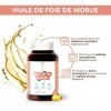 Yves Ponroy - Huile de Foie de Morue - Complément Alimentaire Immunité, Défenses Naturelles, Fortifiant - Omega 3, Vitamine A