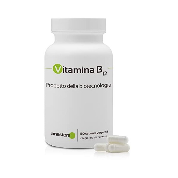 VITAMINE B12 * 1000 μg / 180 gélules * Energie fatigue * Garantie Satisfait ou Rembours * Fabriqué en France