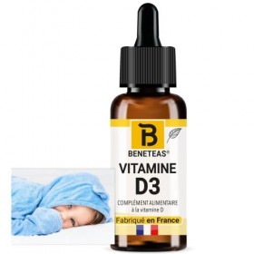 VITAMINE D3 100% NATURELLE | à lHuile de colza vierge | Santé des dents, os, muscles | cholecalciferol haute absorption | Co