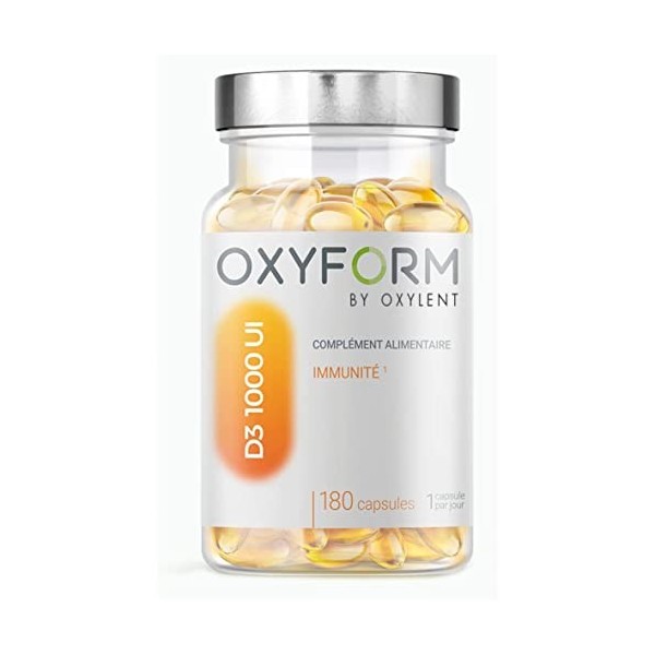 Vitamine D3 Naturelle - Haute Concentration - Huile d’Olive Extra Vierge - Absorption Optimale - Vitamines Fonctions Osseuse,