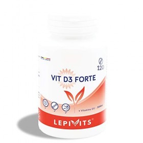 Vit. D3 Forte 2000UI |120 comprimés à avaler | VITAMINE D ultra concentrée | Immunité générale et ossature | Fabriqué en Belg
