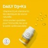 DAILY D3+K2 30 Gélules Molles - Soutien de Limmunité, des os et du cœur, Vitamine D3, MK7 Vitamine K2 de Source Naturell