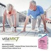 Sifar Nutra Mena K2+D3 | VitaMK7 vitamine K2 dans huile d’olive | 100 μg Ménaquinone-7 | Vitamine D3 1000 IU | complément p