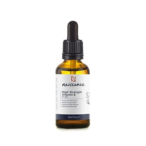 Naissance Vitamine E Huile Extra Forte 29 500 UI - 30ml - Traitement Anti-Âge Contre Les Rides Pour Visage, Soins de La Pea