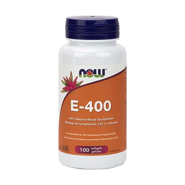 NOW E-400 IU Mixed Tocopherols 100gel