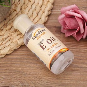 Alaaner Sunshine Huile de Vitamine E Huile de Vitamine E 70000 Huile de Vitamine E Blanchissant Hydratant Nourrissant Bouteil