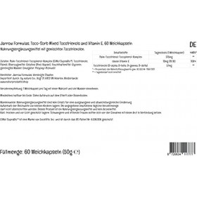 Jarrow Formulas, Toco-Sorb, Tocotriénols Mixtes & Vitamine E, 60 Capsules molles, Testé en Laboratoire, Sans Gluten, Sans Soj