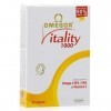 OMEGOR® Vitality 1000 - NOUVEAU avec 85% dOméga-3 TG! 5 * Certifié IFOS depuis 2006. EPA 500 mg et DHA 250 mg par perle. Str