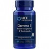 Life Extension, Gamma E, Tocophérols et Tocotriénols Mélangés, 10mg, 60 Capsules molles, Testé en Laboratoire, Sans Gluten, S