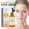 Bexdug Vitamine C pour Le Visage | Huile naturellement légère pour Les la Peau - Dissolvant Taches Noires pour Le Visage, Aià